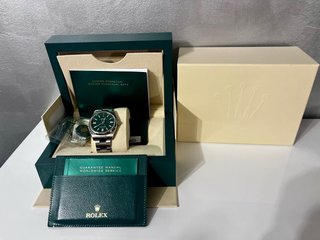 Reloj Rolex Oyster Perpetual Dial Verde / 41mm