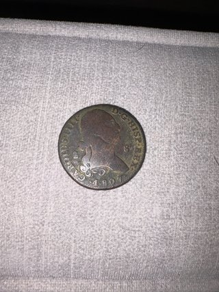 Moneda Antigua 1807 Carlos IIII