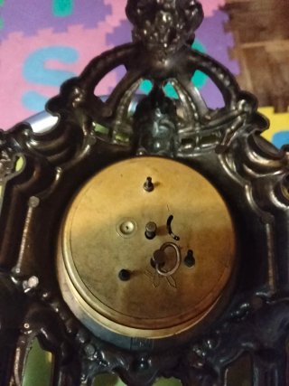 Reloj de sobremesa bronce No funciona