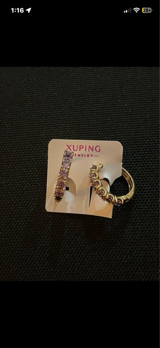 Pendientes Xuping Oro Laminado 14k