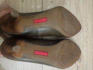 Zapatos Pikolinos piel tacon 37 caqui verde oliva