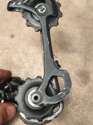 Cambio Shimano xtr 960 invertido