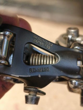 Cambio Shimano xtr 960 invertido