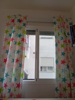 Conjunto infantil de colcha y cortinas