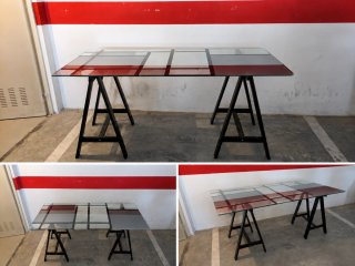 Mesa de Escritorio con Caballetes