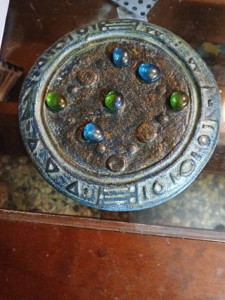 Juego de Tres en Raya Artesanal de Piedra