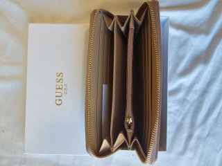 Cartera Guess Marrón Logo Monogram