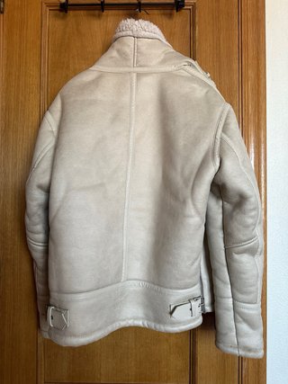 Cazadora aviador de borreguito (shearling)