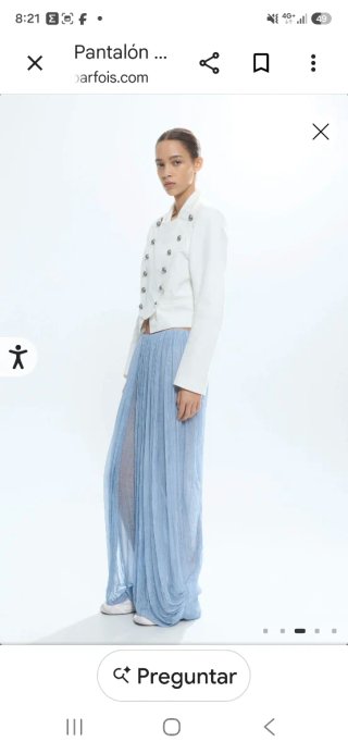 Falda pantalón gasa Parfois talla única