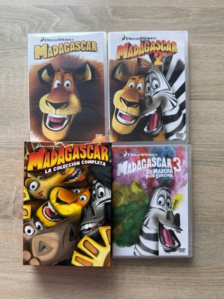 Madagascar DVD Colección 3 Películas