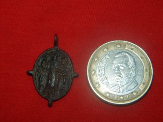 Muy Bonita medalla bronce religiosa con Santos 1,6