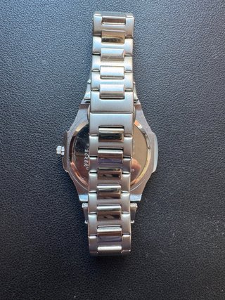 Reloj Poedagar Plata y Negro