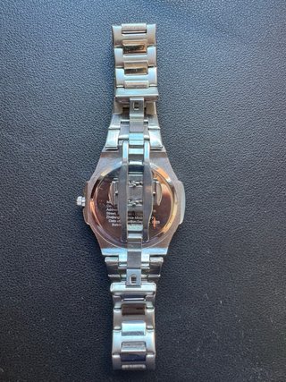Reloj Poedagar Plata y Negro
