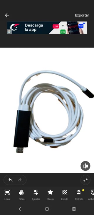 Cable HDMI para conectar móvil a TV