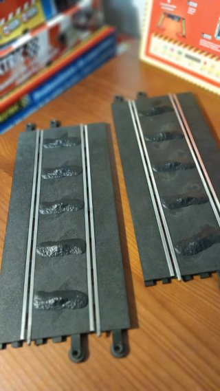 Scalextric: 2 Rectas Obstáculos Off Road