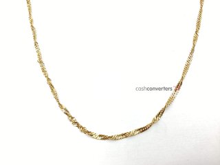 cadena oro 18k 25cm