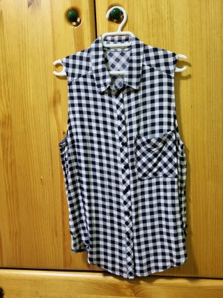 Camisa cuadros Bershka Talla M