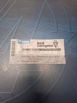Lote Entradas Antiguas Real Zaragoza
