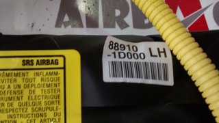 889101D000 AIRBAG ASIENTO IZQUIERDO KIA CARENS 3ª GENERACION: 2006-2007-2008-2009-2010-2011-2012-2013