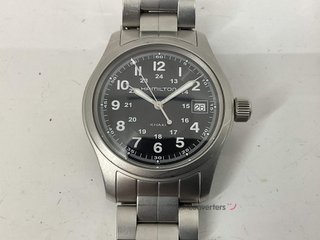 reloj pulsera caballero hamilton khaki dial h684112