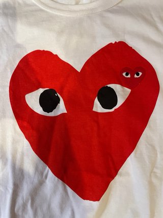 Camiseta Comme des Garçons Blanca