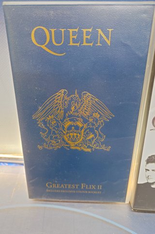 Lote 3 VHS Queen Greatest Flix I, II y III