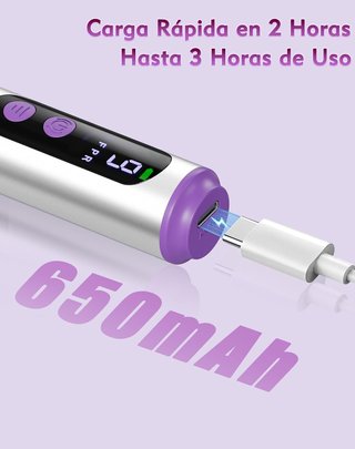 ★Torno Uñas Portátil Eléctrico Profesional 12 en 1