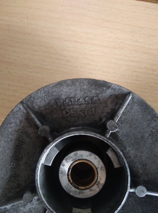 Polea trasera Derbi Variant pedales