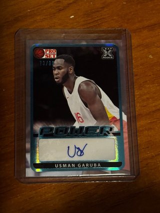 Tarjeta de baloncesto Usman Garuba 73/99 auto