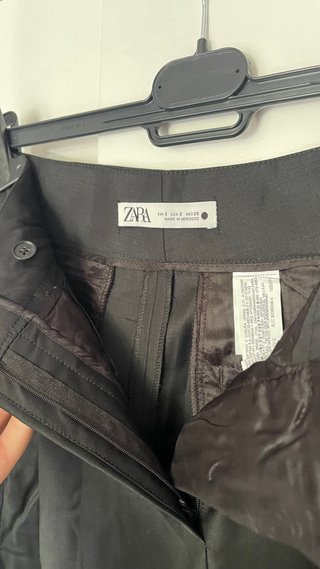 Pantalón Ancho Zara Negro Talla S