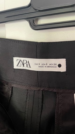 Pantalón Ancho Zara Negro Talla S