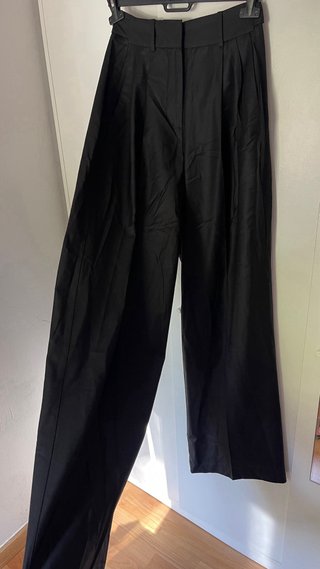Pantalón Ancho Zara Negro Talla S