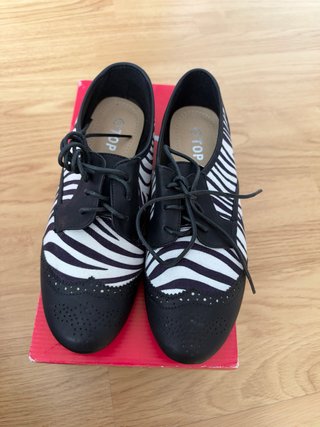 Zapatos Estampado Cebra Top