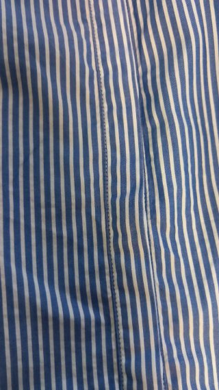 Camisa Massimo Dutti Rayas Azul T.44