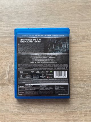 Jurassic World Blu-ray 3D + Blu-ray + DVD