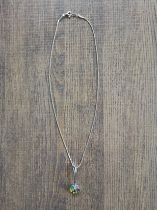 Colgante de Plata Multicolor