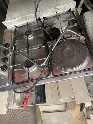 Cocina de gas y eléctrica