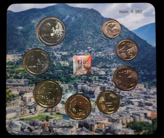 Andorra 2025 Euro CoinSet 8 monedas