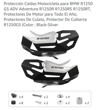 Protectores Motor BMW R1250 GS/Adv/R/RS/RT