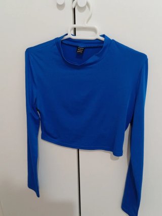 Camiseta Azul Shein Talla S