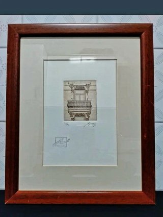 Grabado Original Amparo Navarro Arte Valencia