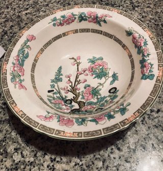 Ciotola vintage in ceramica decorata da Myott