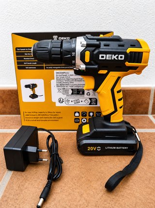 Taladro Atornillador Inalámbrico Deko 20V Nuevo
