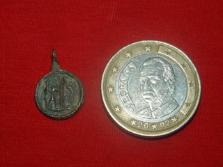 Medalla Siglo XVII Religiosa 0,5 gramos
