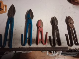 Set de 5 Tijeras de Corte para Metal