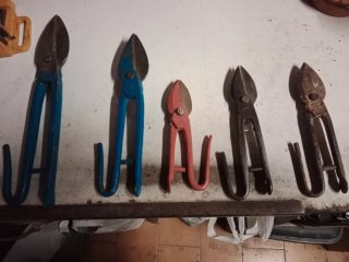 Set de 5 Tijeras de Corte para Metal