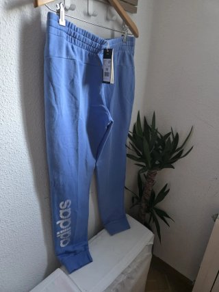 Zapatillas y Pantalón Adidas Azul Talla M