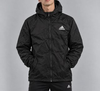 Sudadera Negra adidas con Cremallera