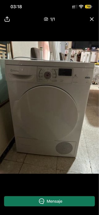 Secadora Balay Blanca