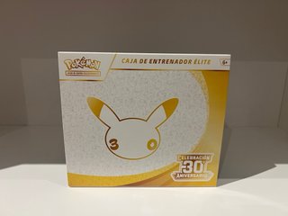 Caja Entrenador Élite Pokémon 30 Aniversario VACIA